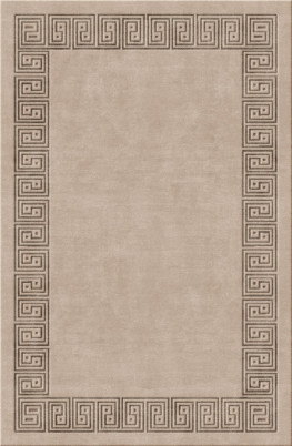 Anna-Veda 10972-meander - handgefertigter Teppich,  tibetisch (Indien), 100 Knoten Qualität